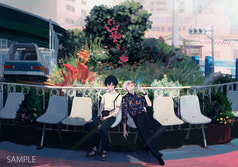 創作男子イラストカードセット