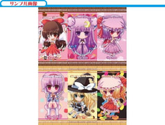 東方お菓子ステッカーセット6種