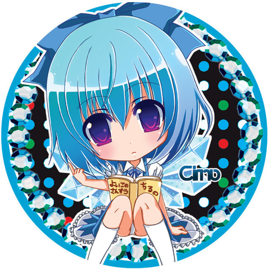 花映塚缶バッチ(チルノ)