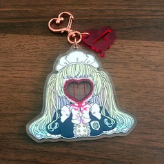 LOVEずっきゅんアクリルキーホルダー