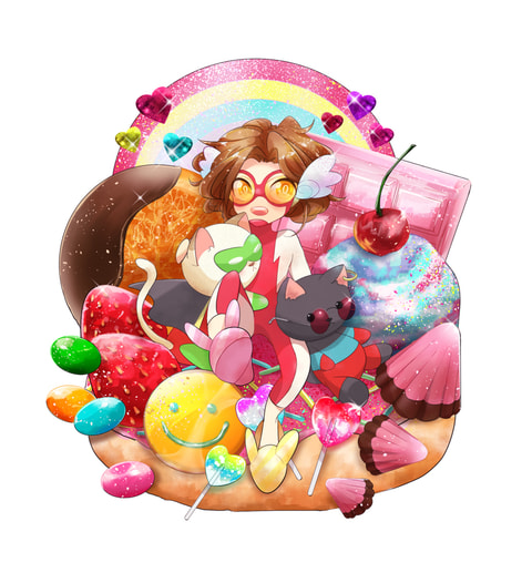 Impulse sweets key chain