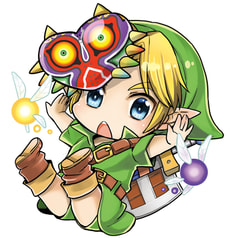 ムジュラ両面アクリルキーホルダー