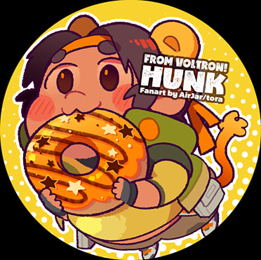 Voltron缶バッチ Hunk