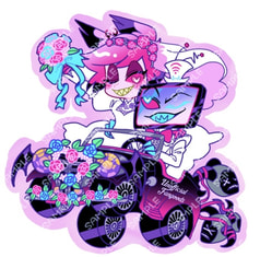 ヴォクアラブライダルカー　ステッカー