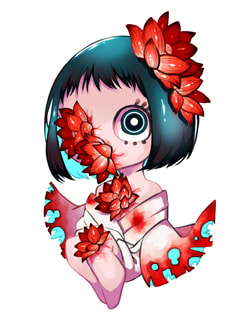 肉蓮の娘アクリルキーホルダー