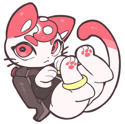 8号ねこアクキー
