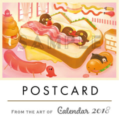 POSTCARD「ウインナーがいる暮らし」