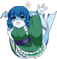 ケモわかさぎ姫キーホルダー