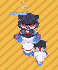 揺れるしっぽアクリルチャームStarscream