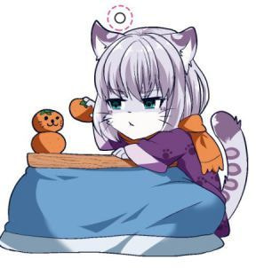 オスケモキーホルダー（こたつフヨウ）