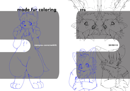 made fur coloring