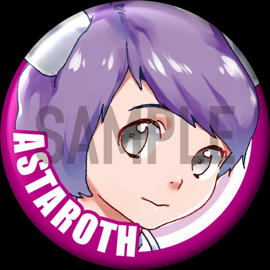 東京放課後サモナーズ 「アスタロト」キャラクター缶バッジ