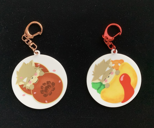 食べ物お布団アクキーセット