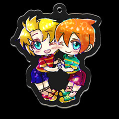 MOTHER3双子アクリルストラップ
