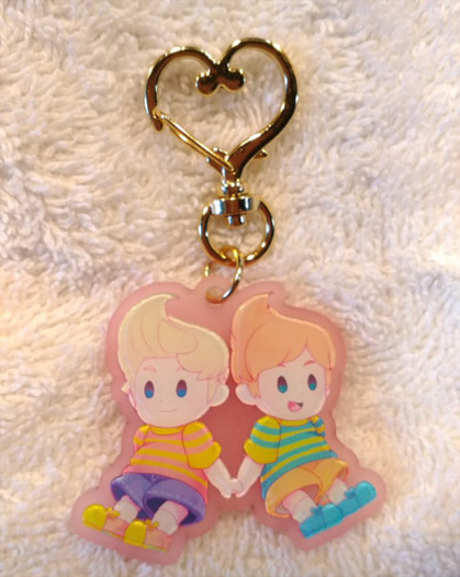 アクリルキーホルダーリュカとクラウス