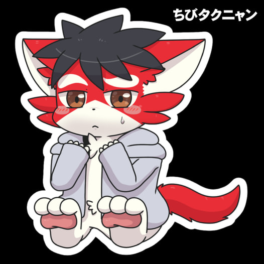 ちびタクニャンステッカー