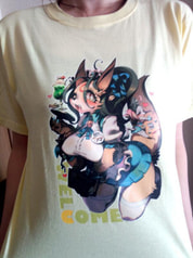 ジーウォーク獣組：記念Tシャツ（ライトイエロー：Ｍサイズ）