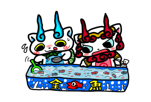 コマさん＆しゅらコマステッカー