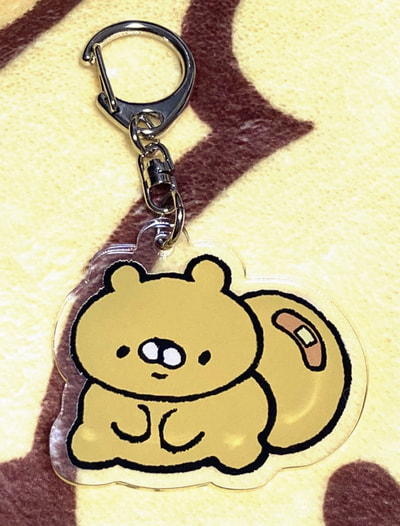 タケネコしっぽいたいキーホルダー