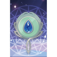 ラピスラズリのアクリルキーホルダー