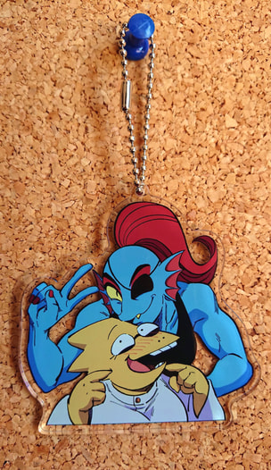 Alphyneアクリルキーホルダー