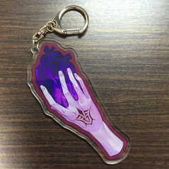 掴む心臓アクキー