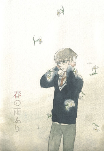 春の雨ふり