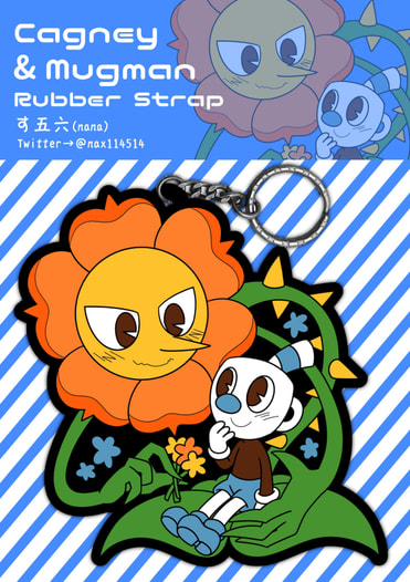 Cagney&Mugmanラバーストラップ