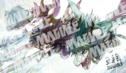 空牙団プレイマット／Fur Hire Playmat