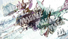 空牙団プレイマット／Fur Hire Playmat