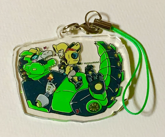 グリビーアクリルキーホルダーB