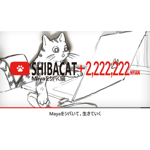 Mayaをシバく猫