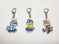 うたげなるものアクリルキーホルダーセット