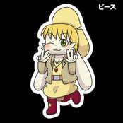 ピースステッカー