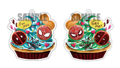 アクリルキーホルダー　デプスパカップケーキ