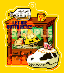 ビルアクリルキーホルダー