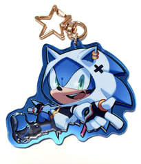 ソニック　ミラーアクリルキーホルダー