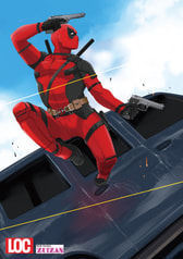 DEADPOOL postcard