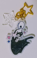 星空アクリルキーホルダー　ガスター