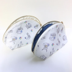 FGO フォウくんブランケットポーチ 缶バッジセット