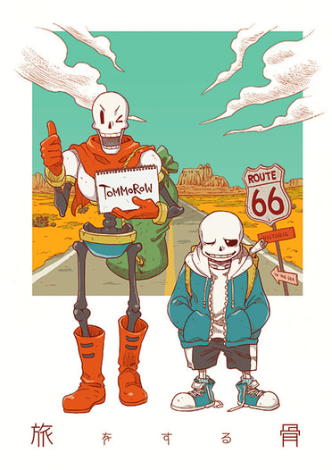 旅をする骨