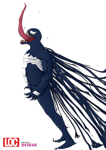 VENOM postcard