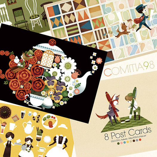 8 Post Cards