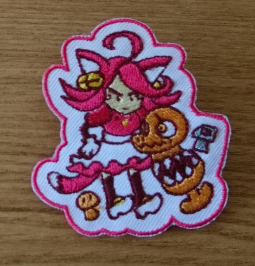 ワッペンバッジ・みゅうみゅうとぷんすかマネキン