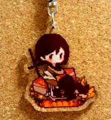 Charaドット絵アクリルキーホルダー