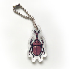 Kabutomushi Single-Sided Charm