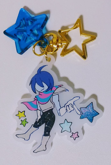 星空アクリルキーホルダー　クリス