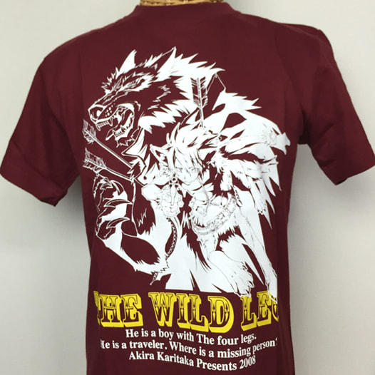 THE WILD LEG Tシャツ　ワインレッド サイズS