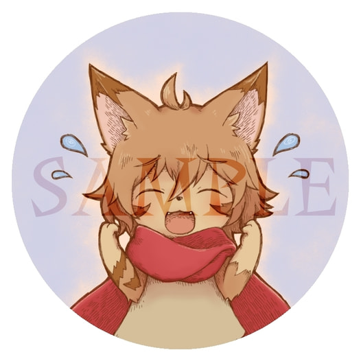 缶バッジ（わーん）