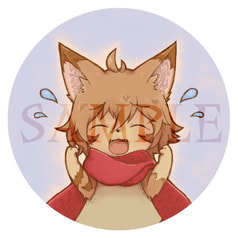 缶バッジ（わーん）